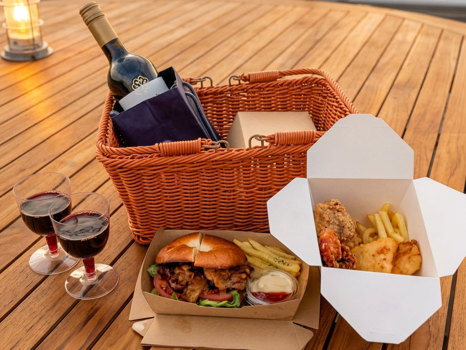 お花見バスケット